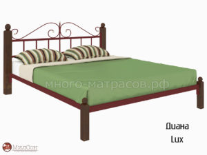 Кровать Диана Lux (красн)