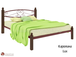 Кровать Каролина Lux (крас)