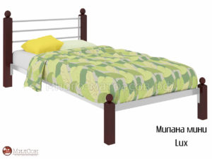 Кровать Милана мини Люкс (бел)