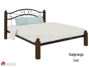 Кровать Надежда Lux (черн)