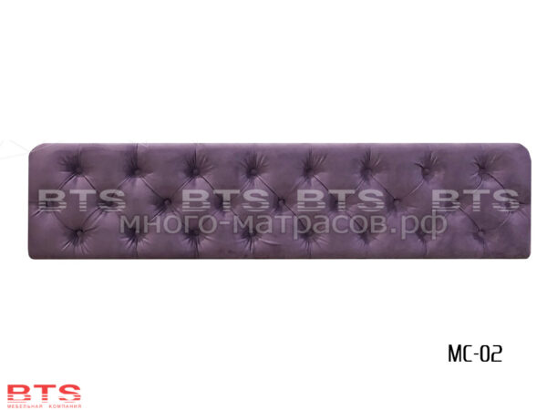 МС-02 мягкая спинка фиолетовая
