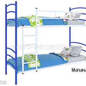 Кровать милана дуо (синяя)