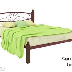 Кровать Каролина Lux (крас)