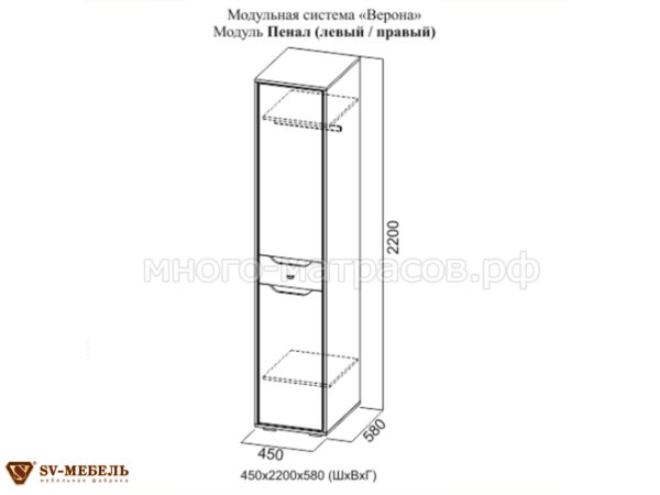 Схема встройки свч в пенал