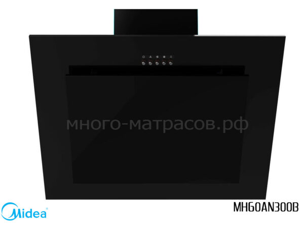 Вытяжка наклонная Midea MH60AN300B Черное стекло
