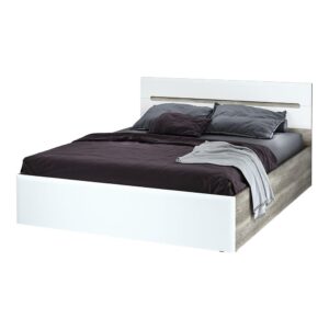 Кровать Наоми КР-11 1,6 м белый глянец