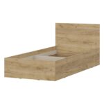 Кровать МСП 1 (односпальная с настилом) дуб золотой