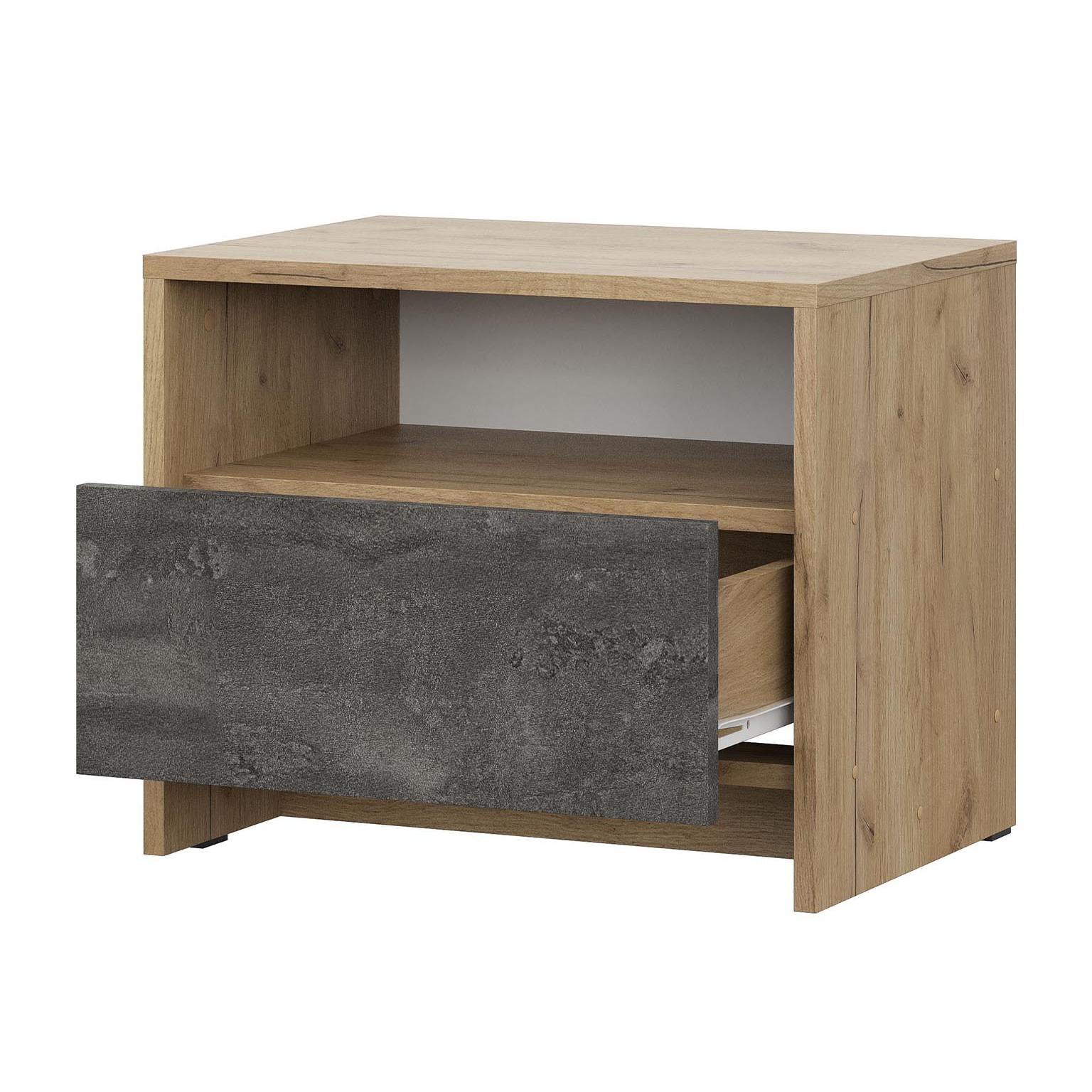 Тумба прикроватная МСП 1 дуб золотой откр Тумба прикроватная МСП 1 дуб золотой